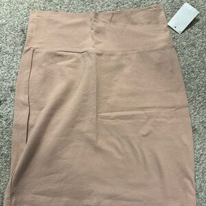 Mini skirt in a light pink/blush